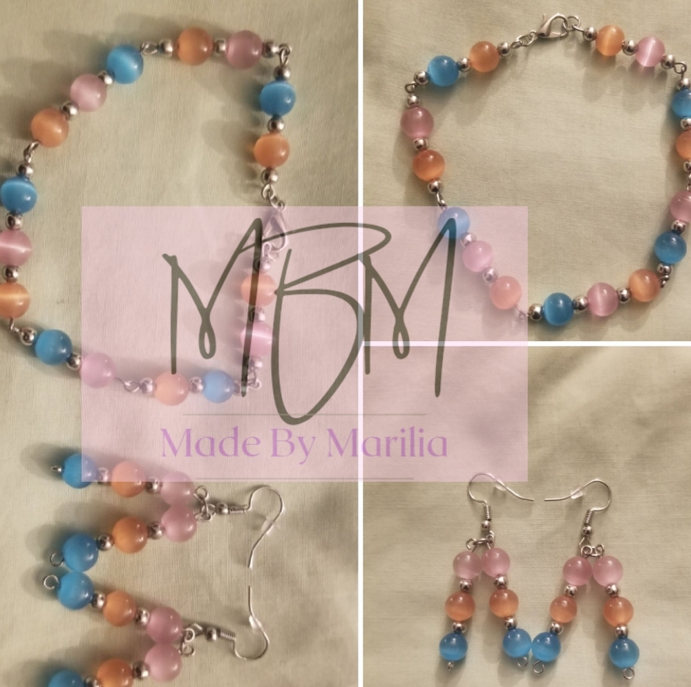 Handmade Bracelet and Earrings set